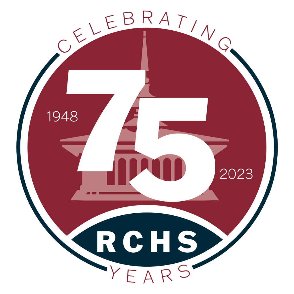 RCHS 75th Anniversary logo