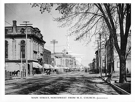 Main Street, Northwest from M.E. Church, 1893