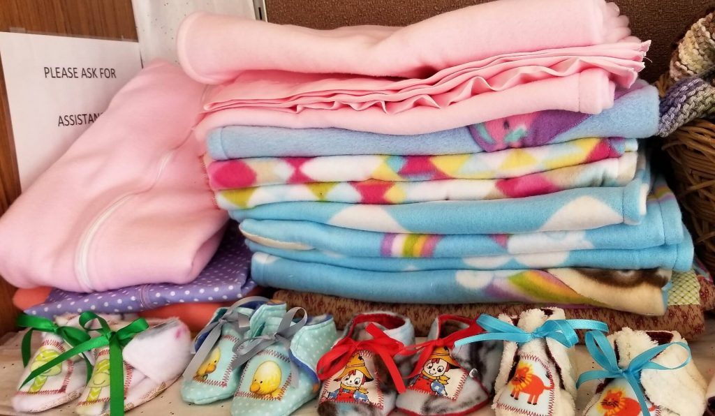 Baby Blankets Made by Sister Mary Denise