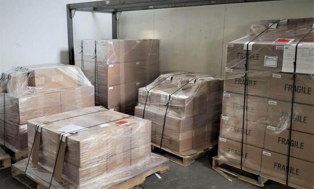 Shipments heading to Thailand, China and the US