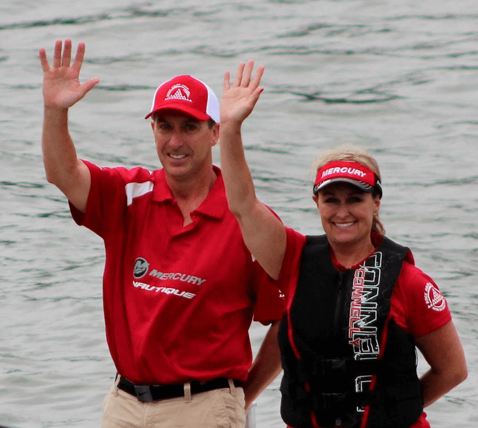 Tim Cullen and Jennifer Thomas - Boat Driving 2016