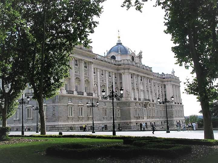The Royal Palace in Madrid, Spain